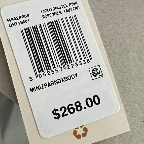 NEW Radley London Rope Walk Croc Embossed Leather Pink Crossbody Handbag $268 - Picture 9 of 11